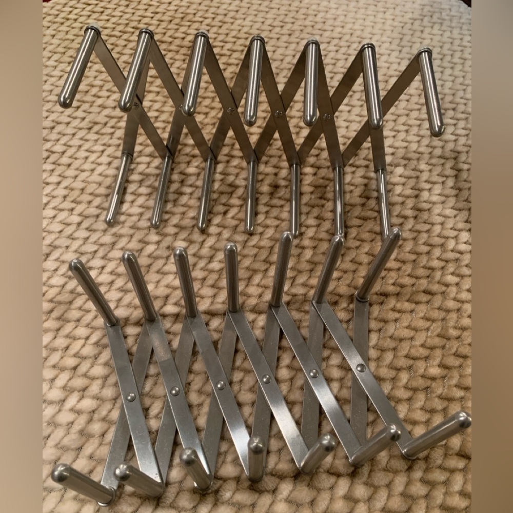 Pair of IKEA VARIERA Stainless Steel Organizers